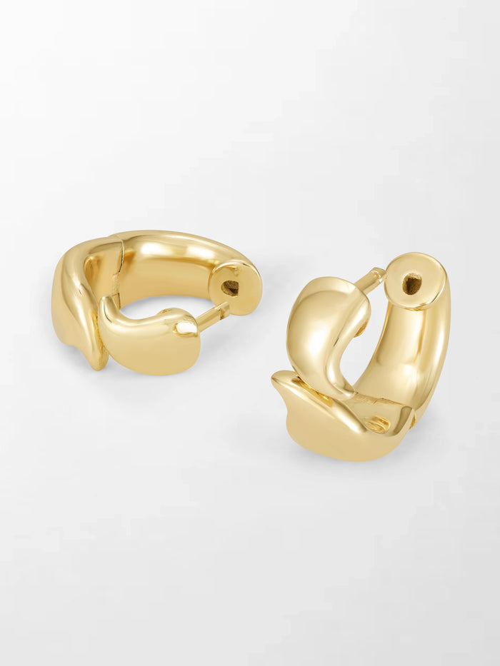 Baby Gold Flick Earrings