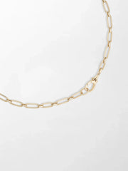 Sailor’s Knot Pearl & Smoky Quartz Necklace