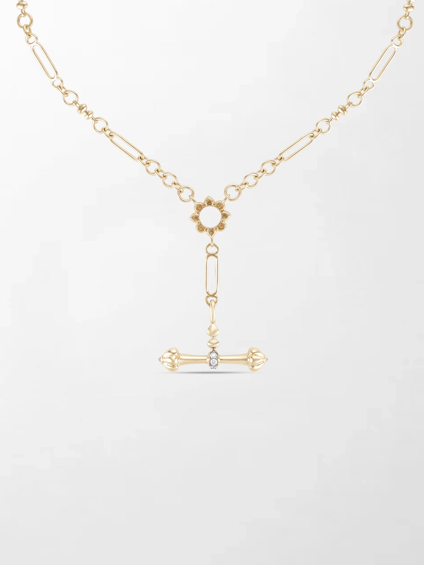 Dumbbell T-Bar Chain