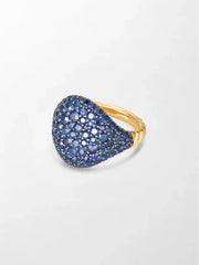 Sapphire Plush Ring