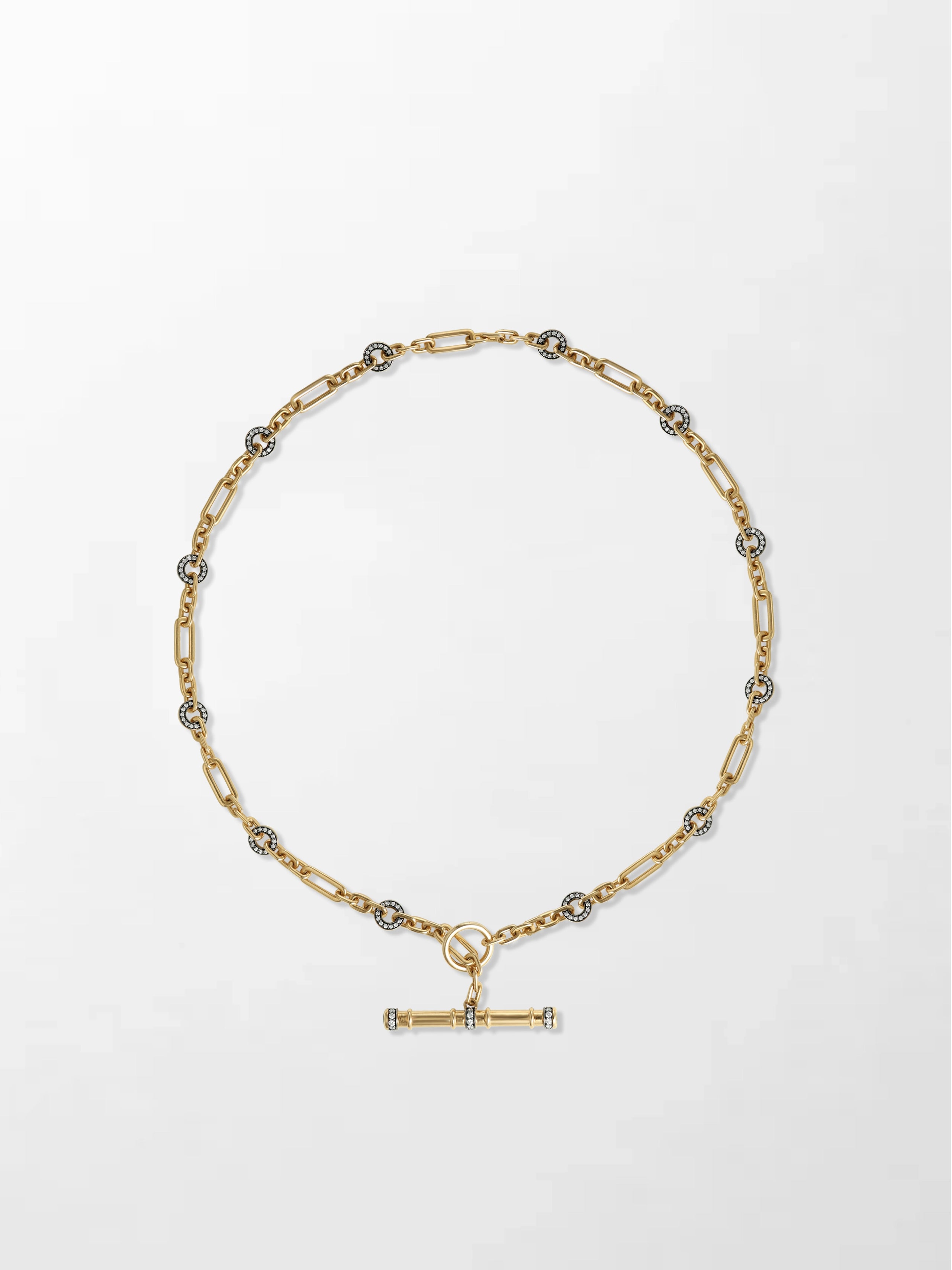 Tsavorite T-Bar Chain