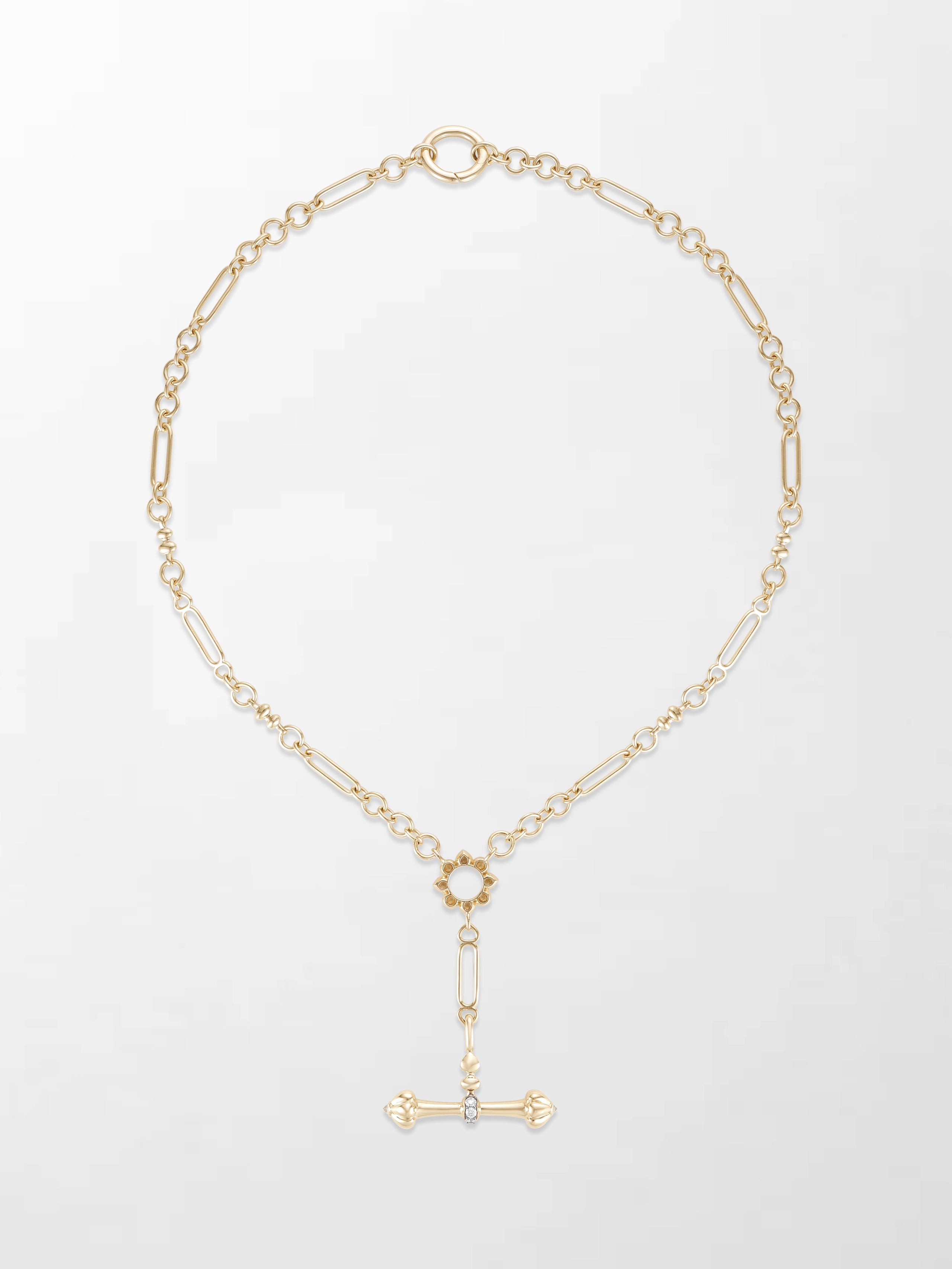 Dumbbell T-Bar Chain