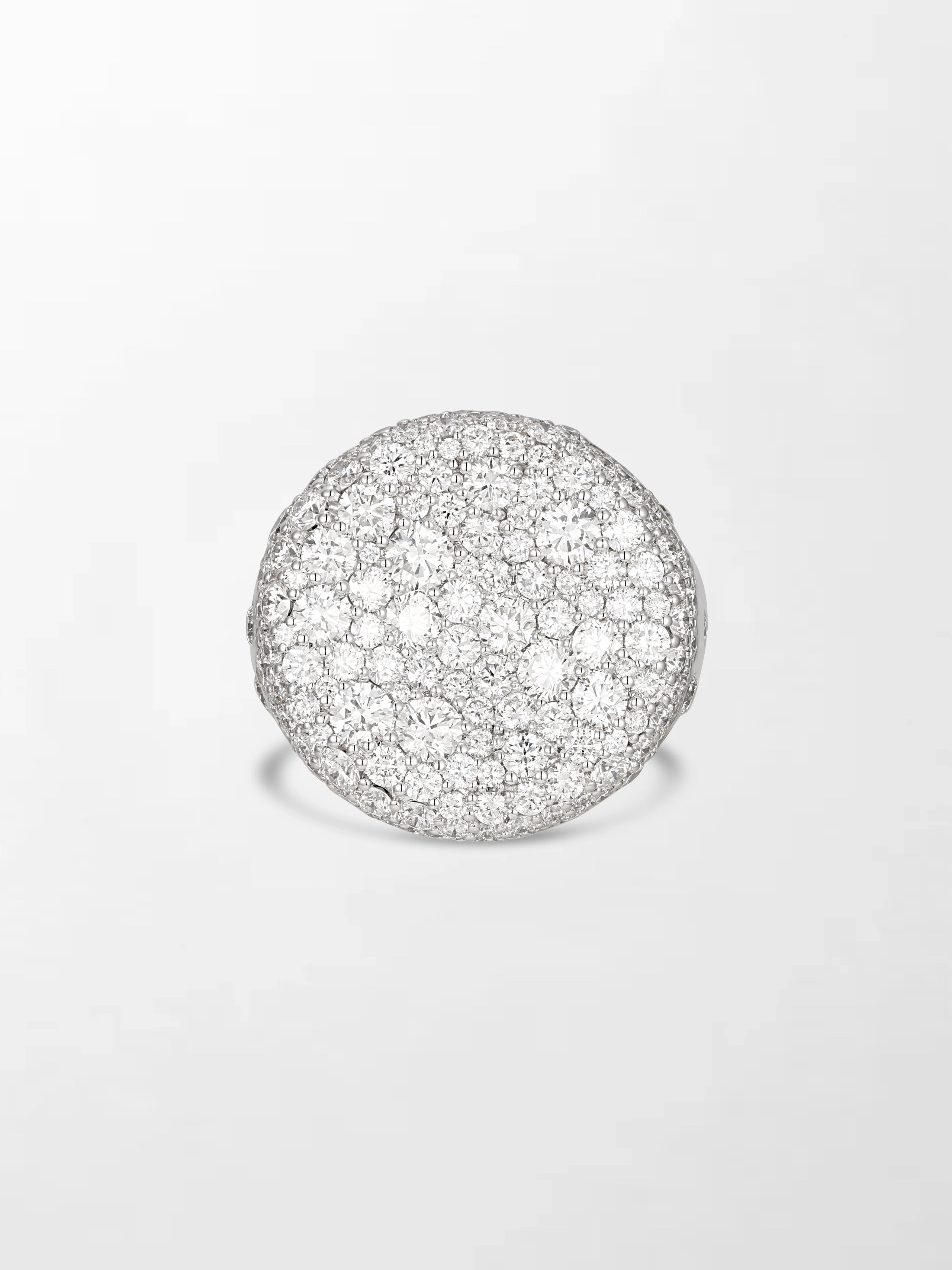Snow Cupped Dome Ring