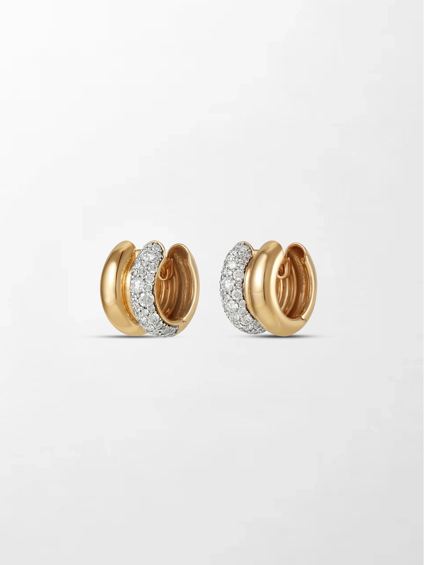 Duo Pavé Huggie