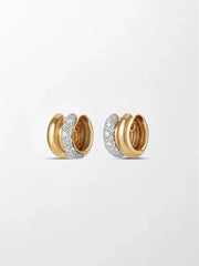 Duo Pavé Huggie