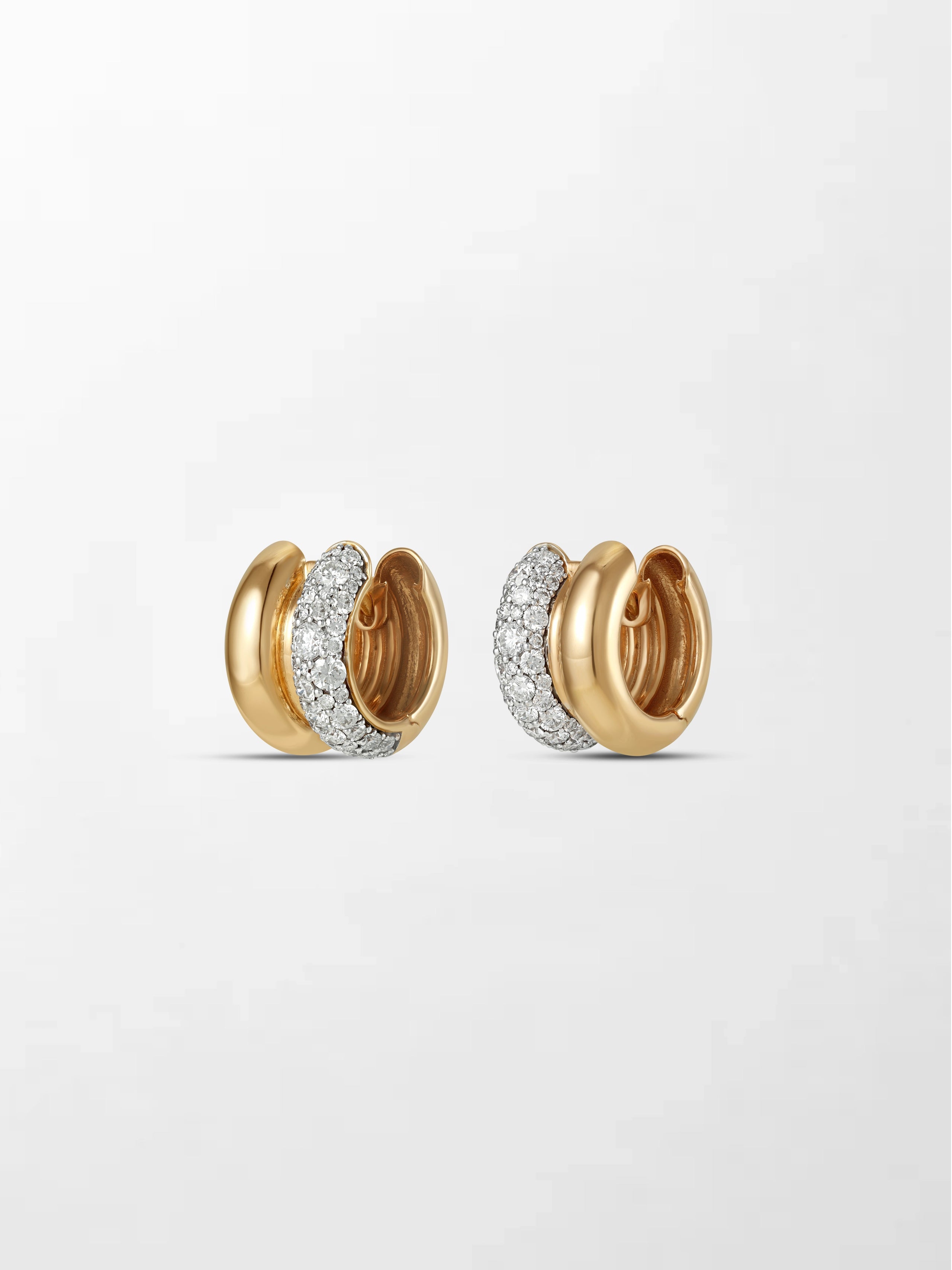 Duo Pavé Huggie