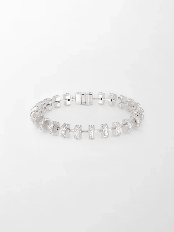 Snow Rondelle Bracelet