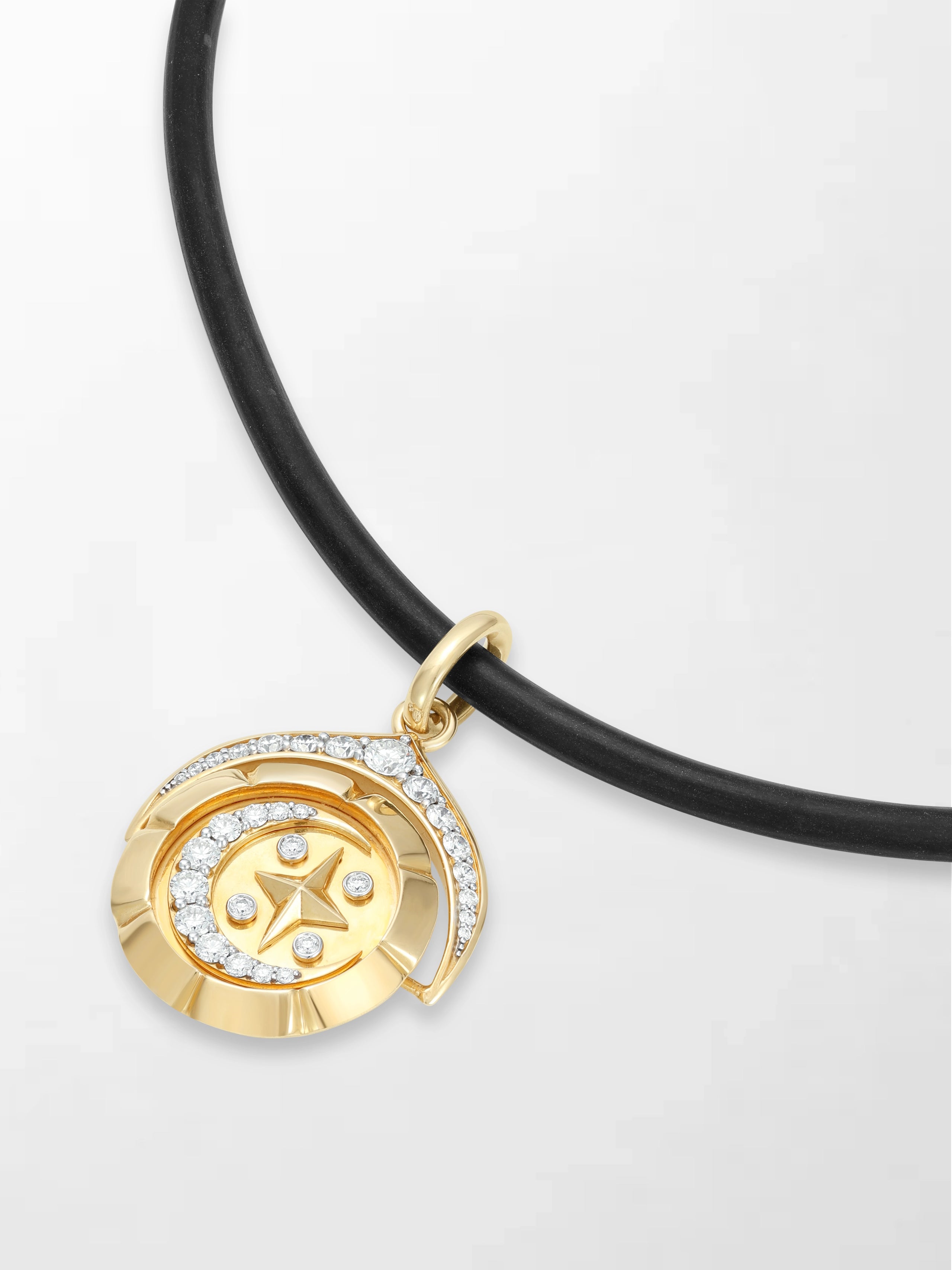 Victorian Moon Pendant