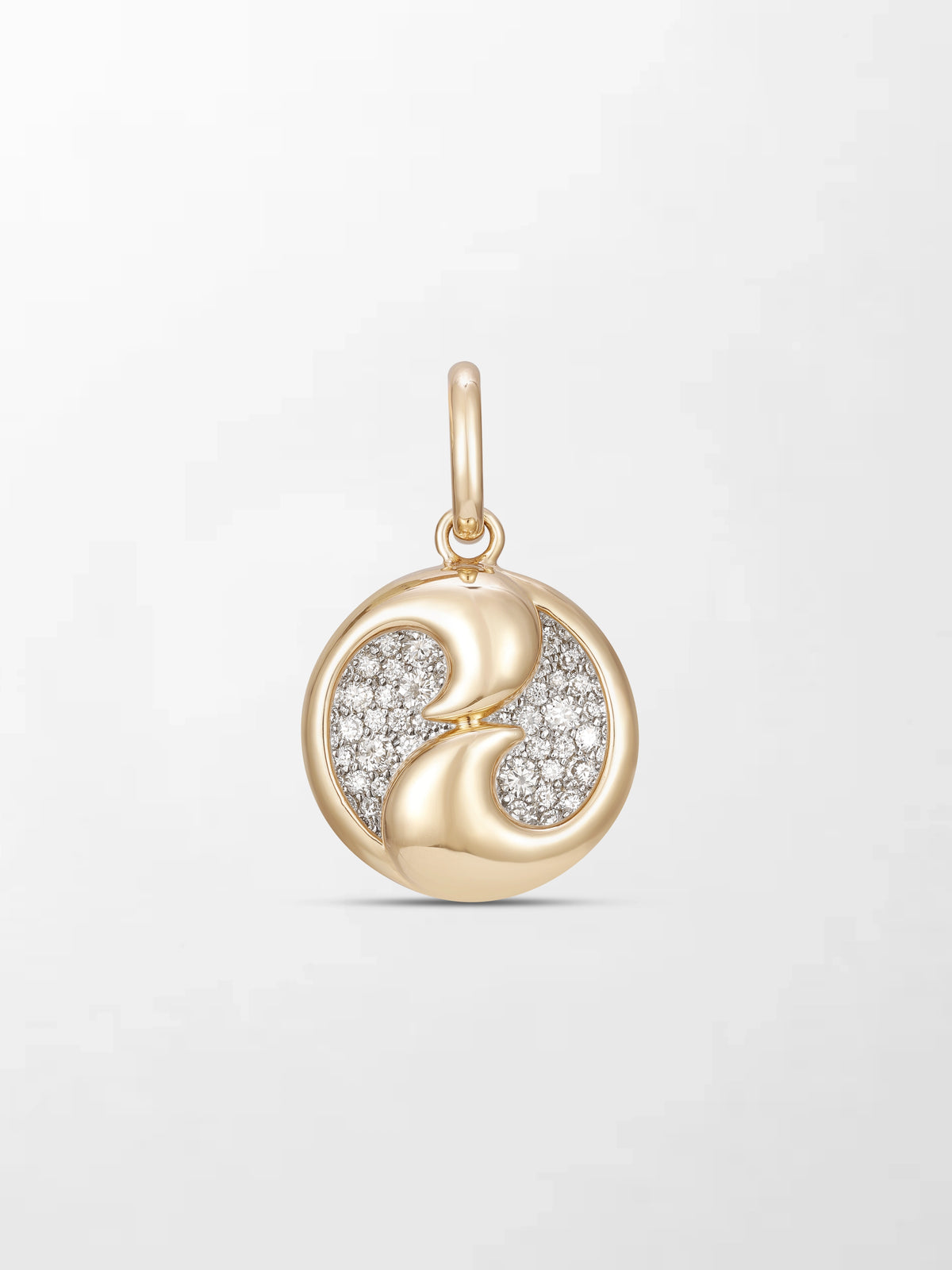 Yin-Yang Pendant with Ball Chain