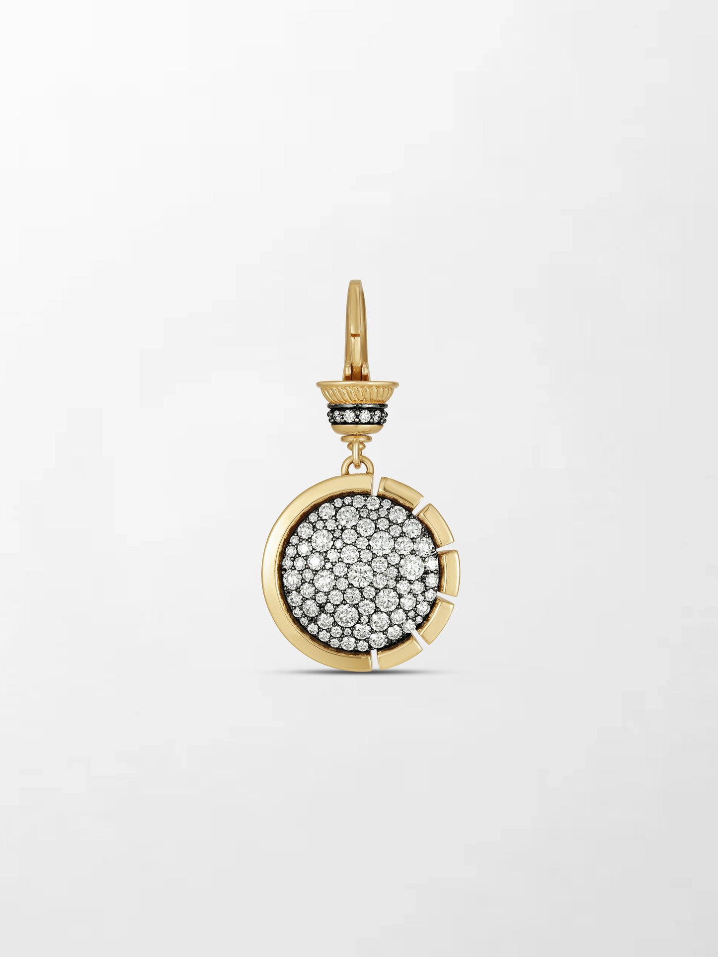 Split Bezel Midnight Pendant