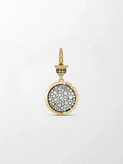 Split Bezel Midnight Pendant