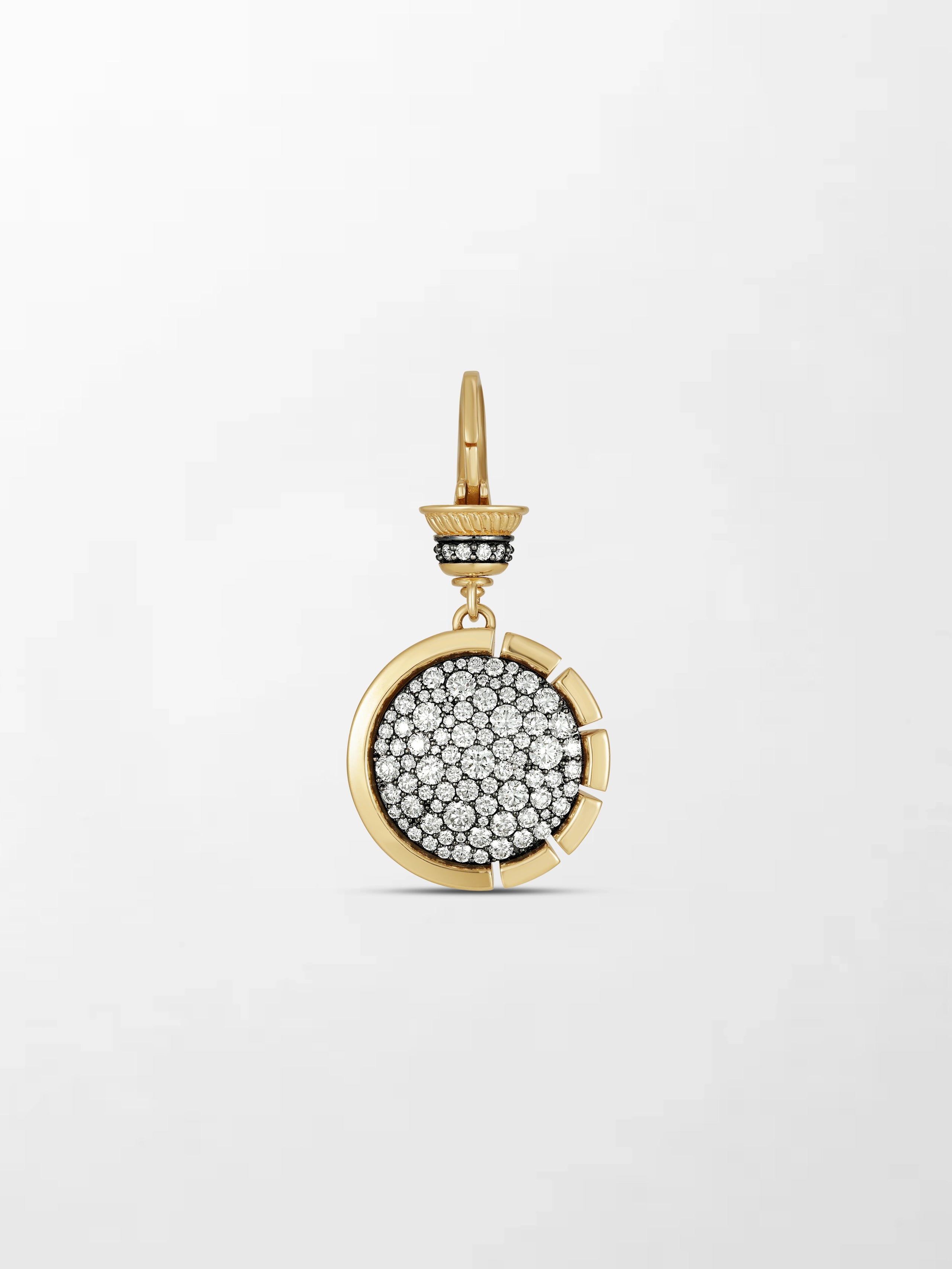 Split Bezel Midnight Pendant