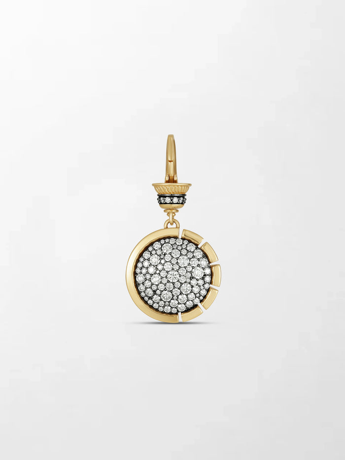 Split Bezel Midnight Pendant