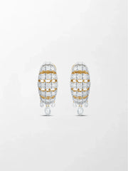 Grid Diamond Earring