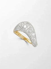 Snow Wave Ring