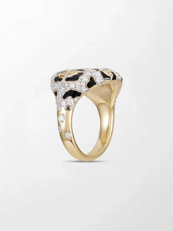 Leopard Diamond Ring
