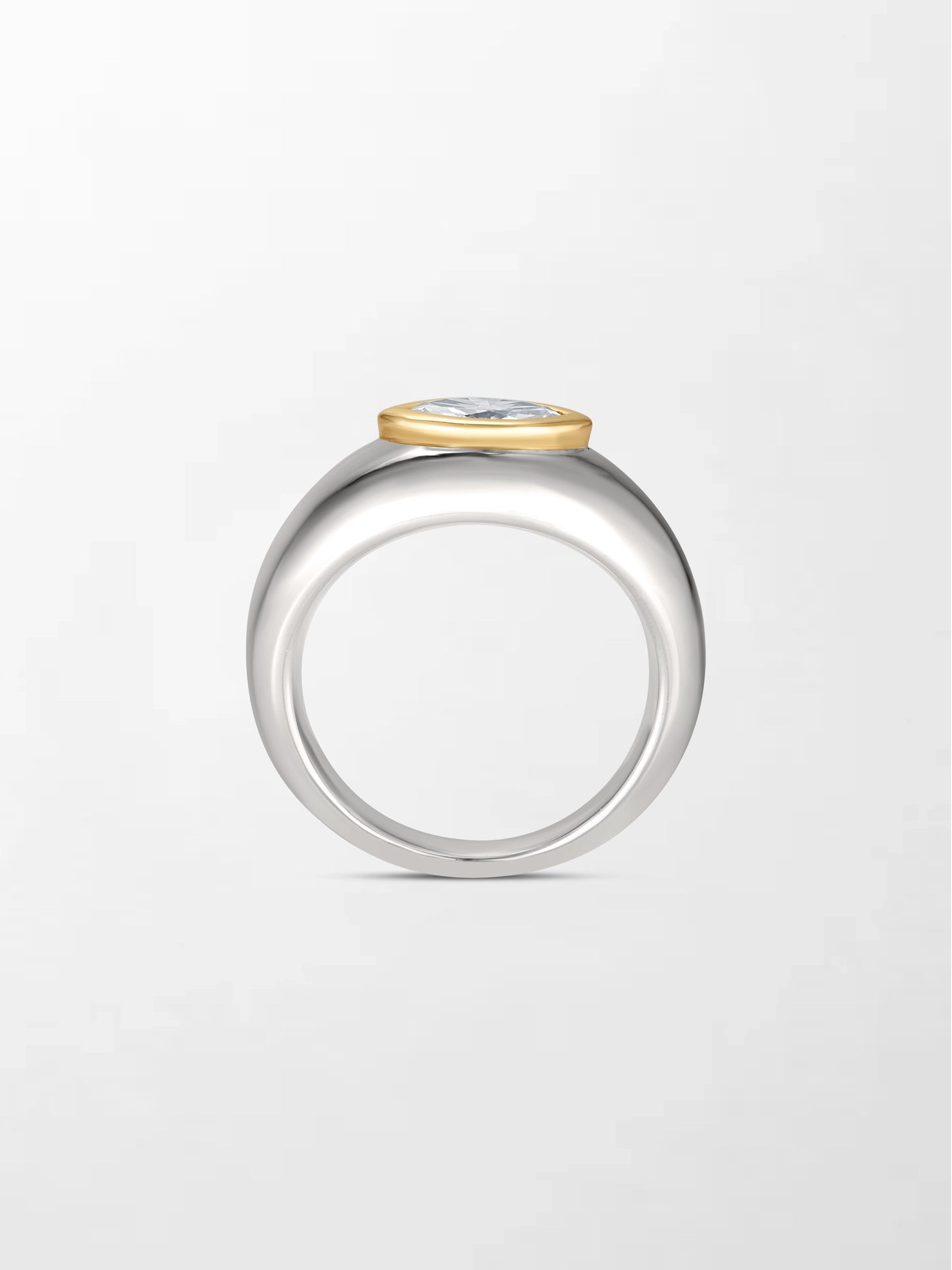 Marquise Duo-Tone Ring