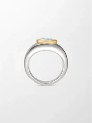 Marquise Duo-Tone Ring