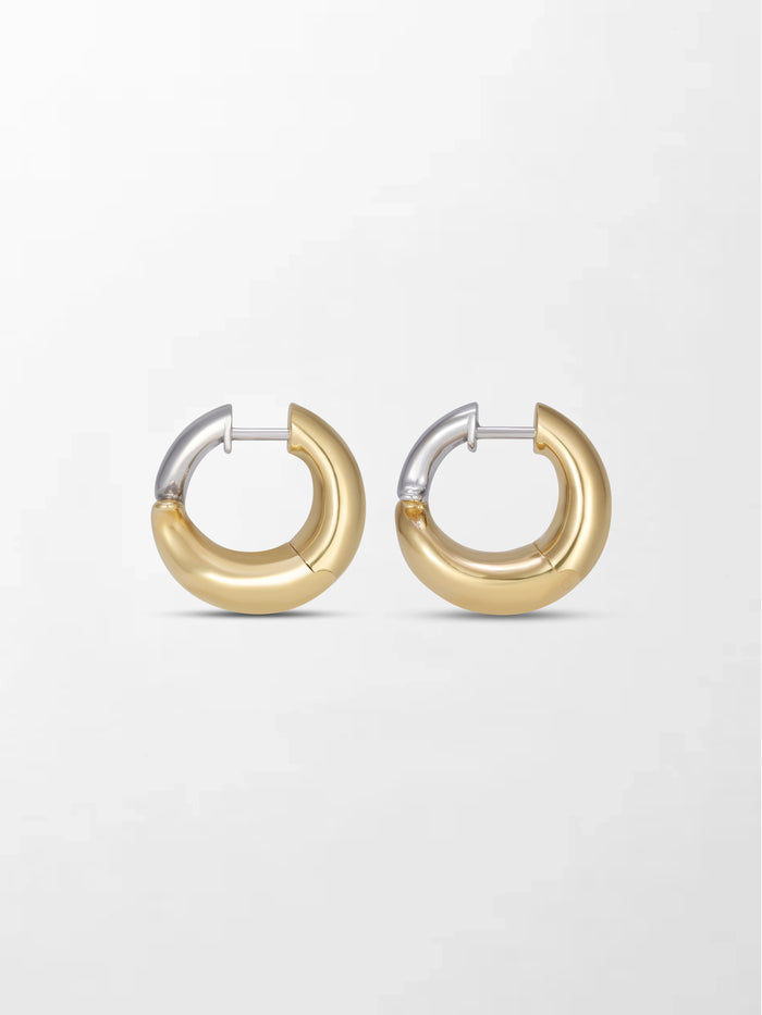 Twin Gold Flick Earring 18K