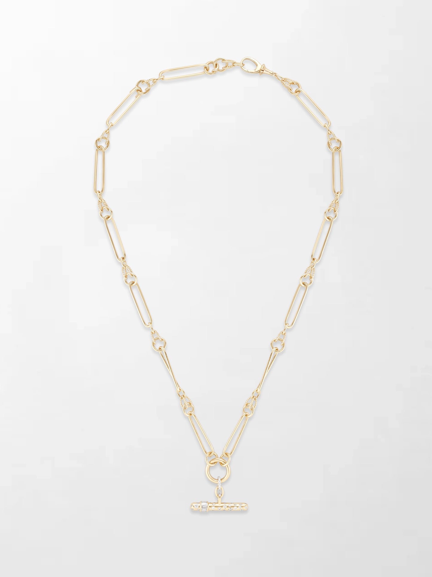 Polka Dot Link T-Bar Chain