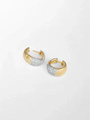 Snow Pavé Diamond Flick Earring