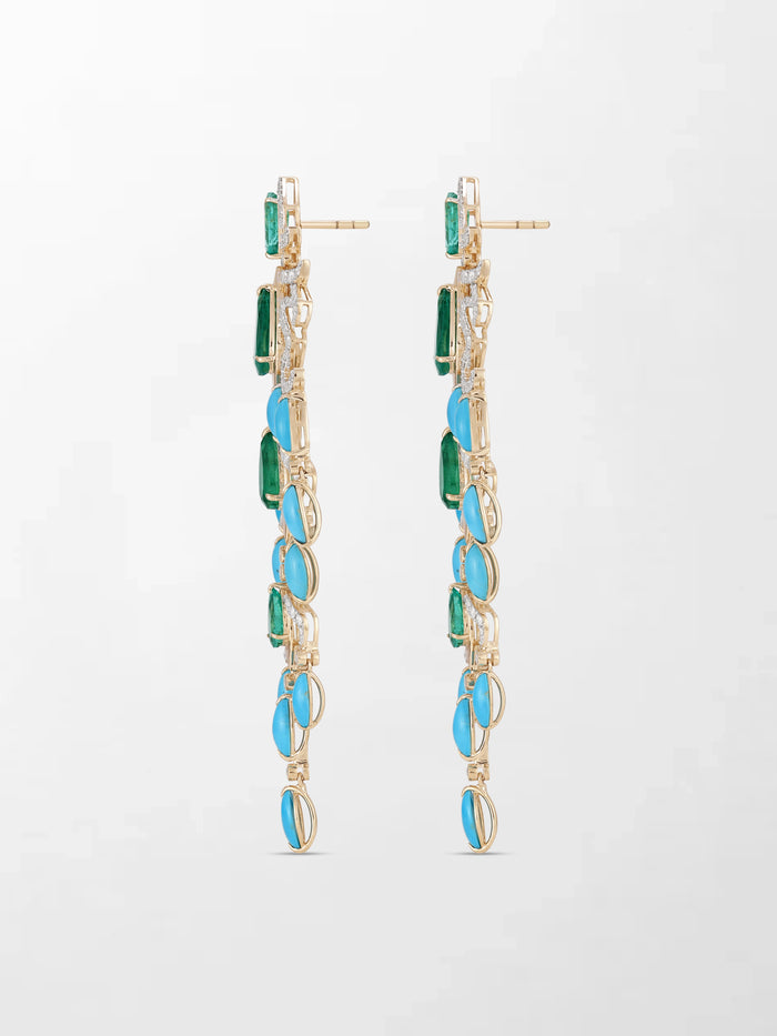 Azure Court Turquoise Chandelier