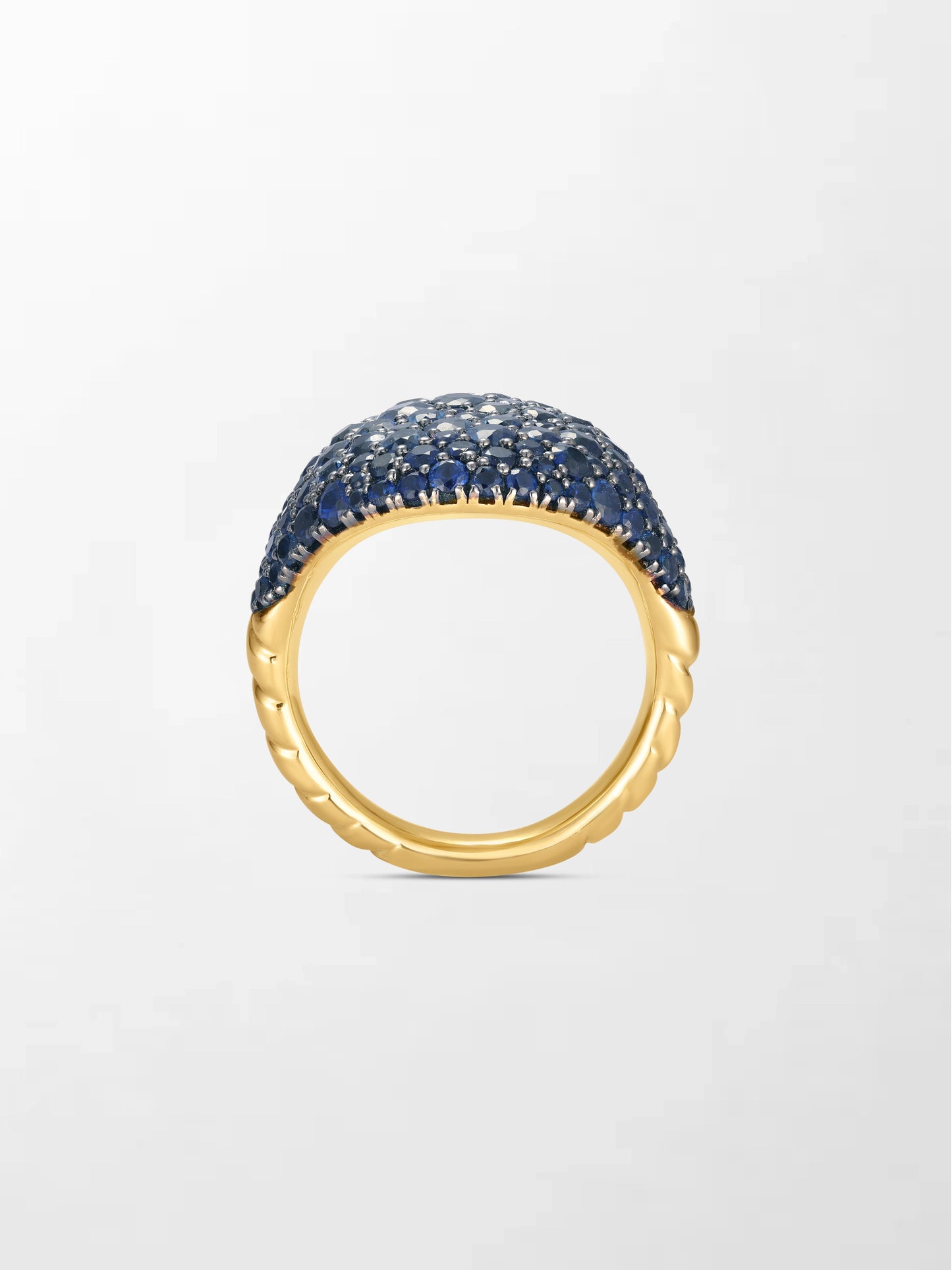 Sapphire Plush Ring