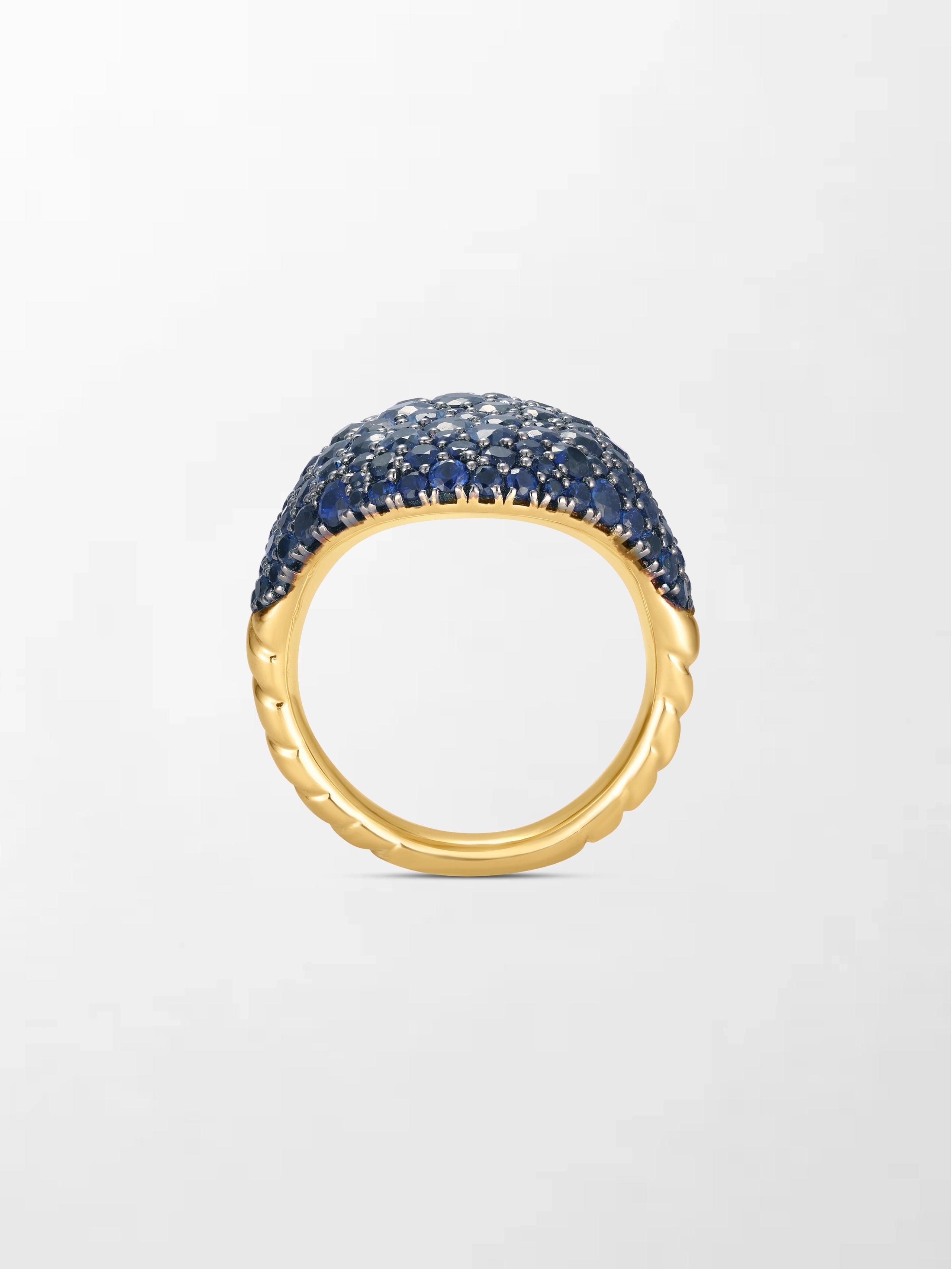 Sapphire Plush Ring