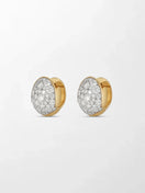 Diamond Curve Huggies