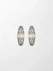 Baguette Diamond Hoops
