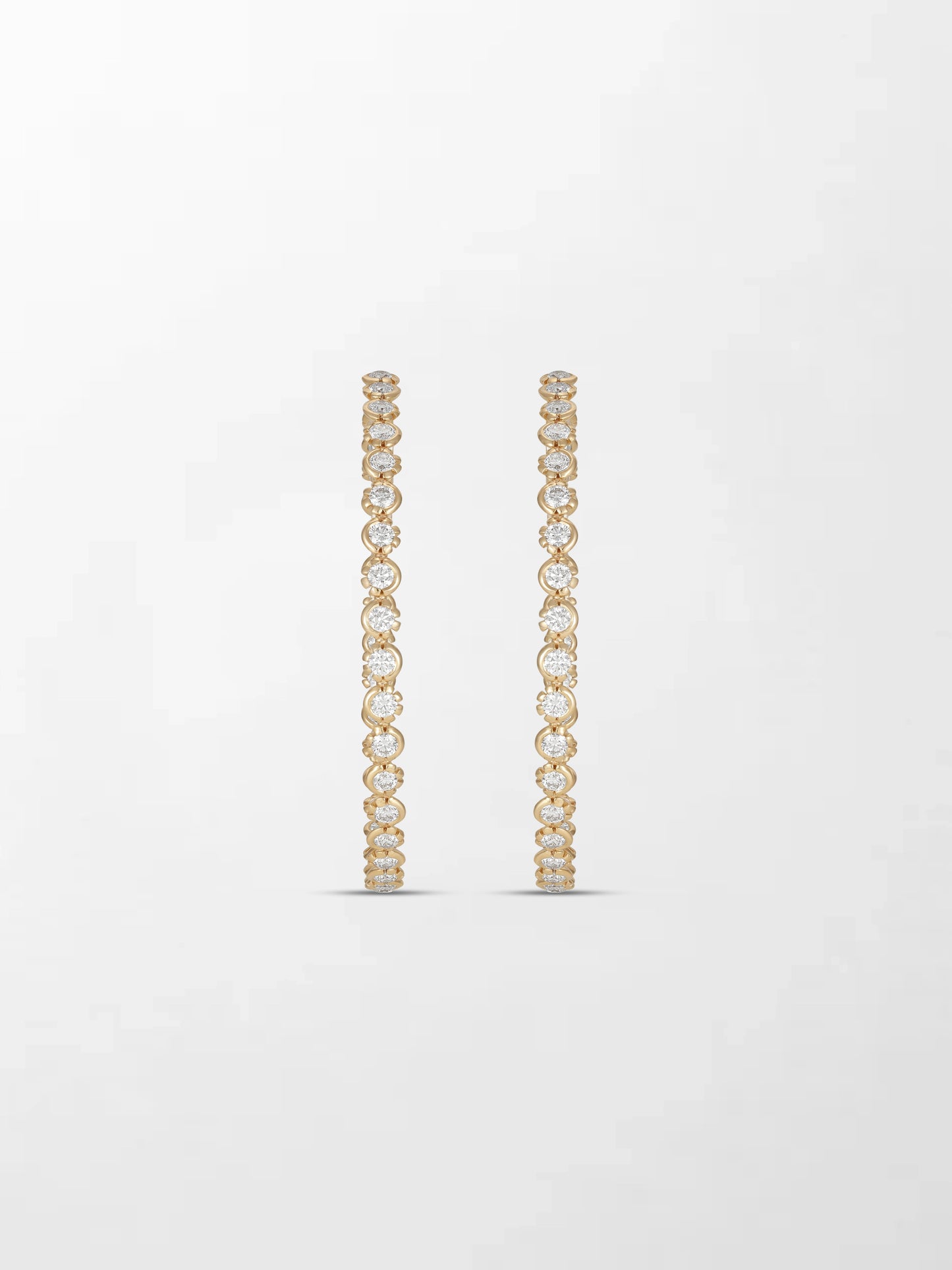 2 inch Split Bezel Double Hoop