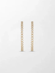 2 inch Split Bezel Double Hoop