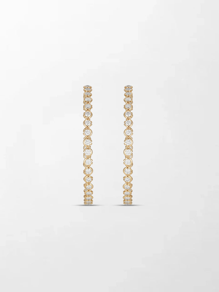 2 inch Split Bezel Double Hoop