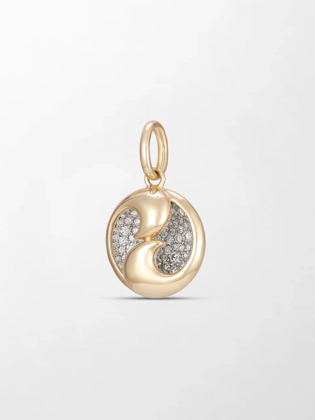 Yin-Yang Pendant with Ball Chain