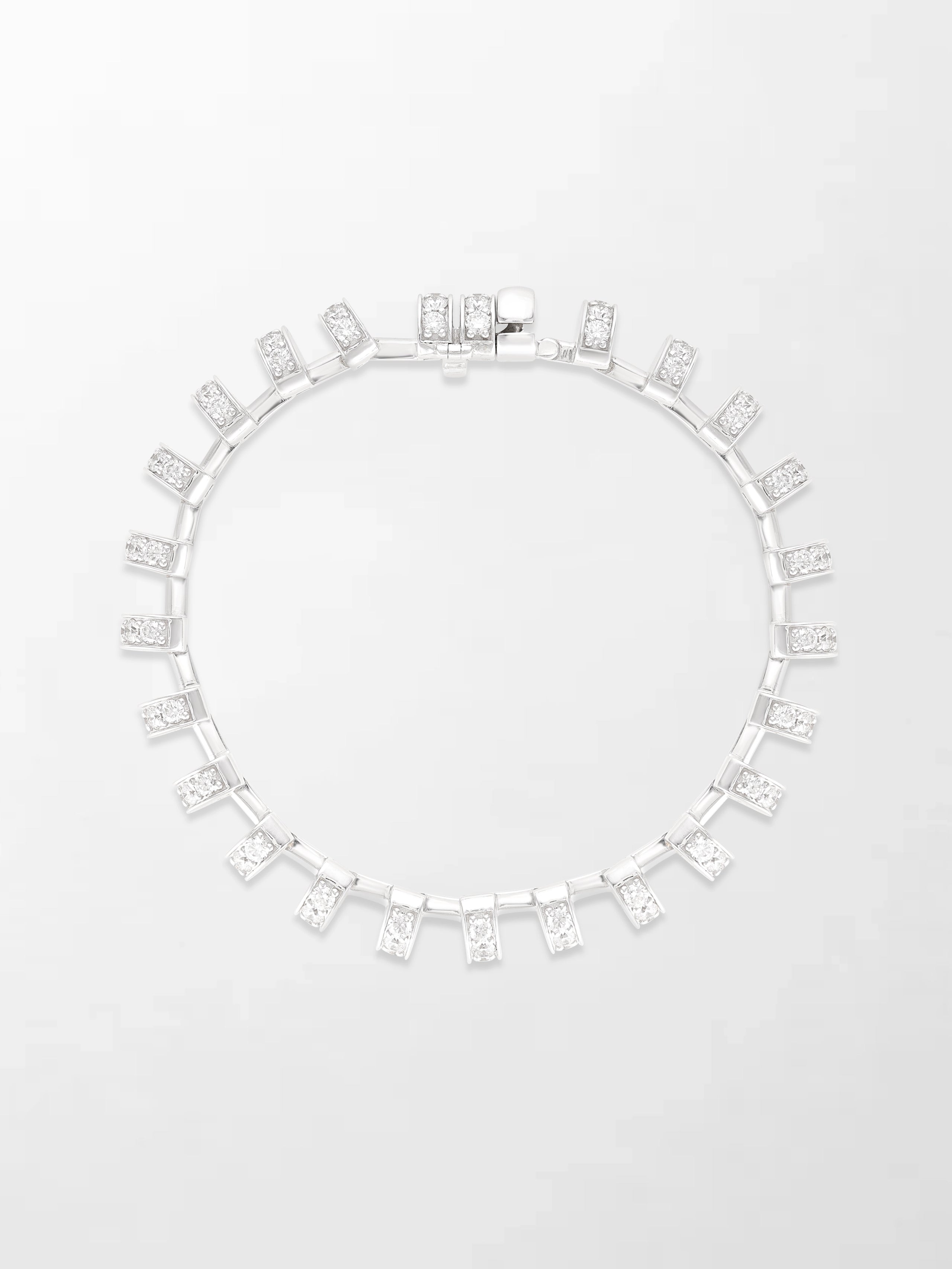 Snow Rondelle Bracelet