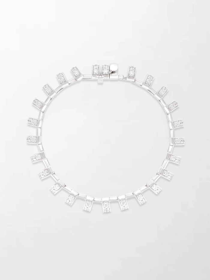 Snow Rondelle Bracelet