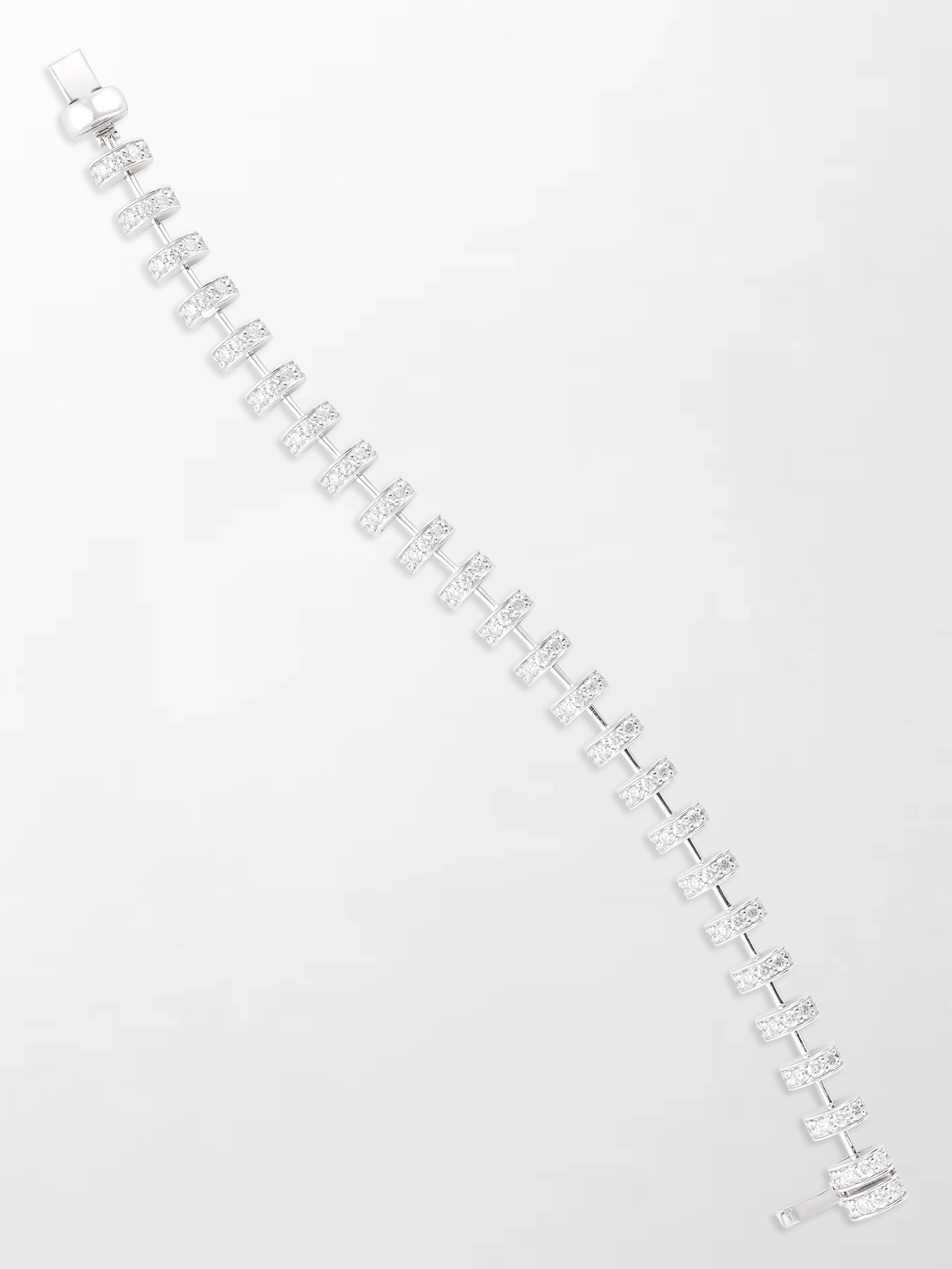 Snow Rondelle Bracelet