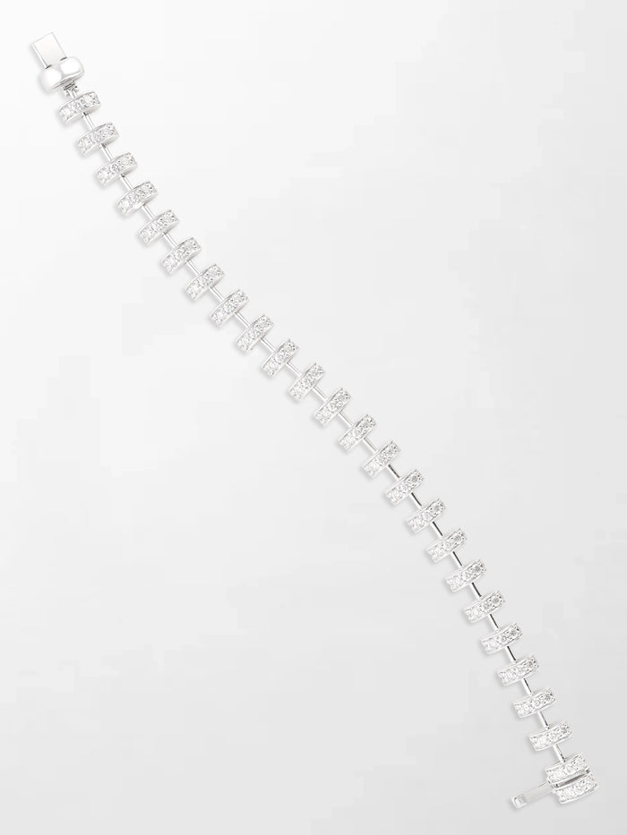 Snow Rondelle Bracelet