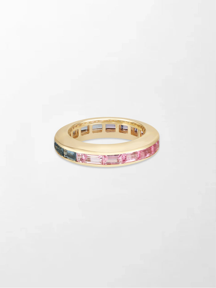 Multi Sapphire Sphere Ring