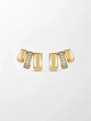 3 Claw Diamond Earrings