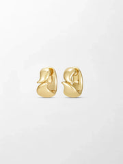 Baby Gold Flick Earrings