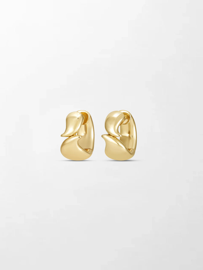 Baby Gold Flick Earrings