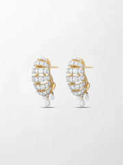 Grid Diamond Earring
