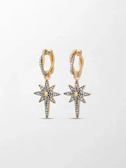 Victorian Star Drop Earrings