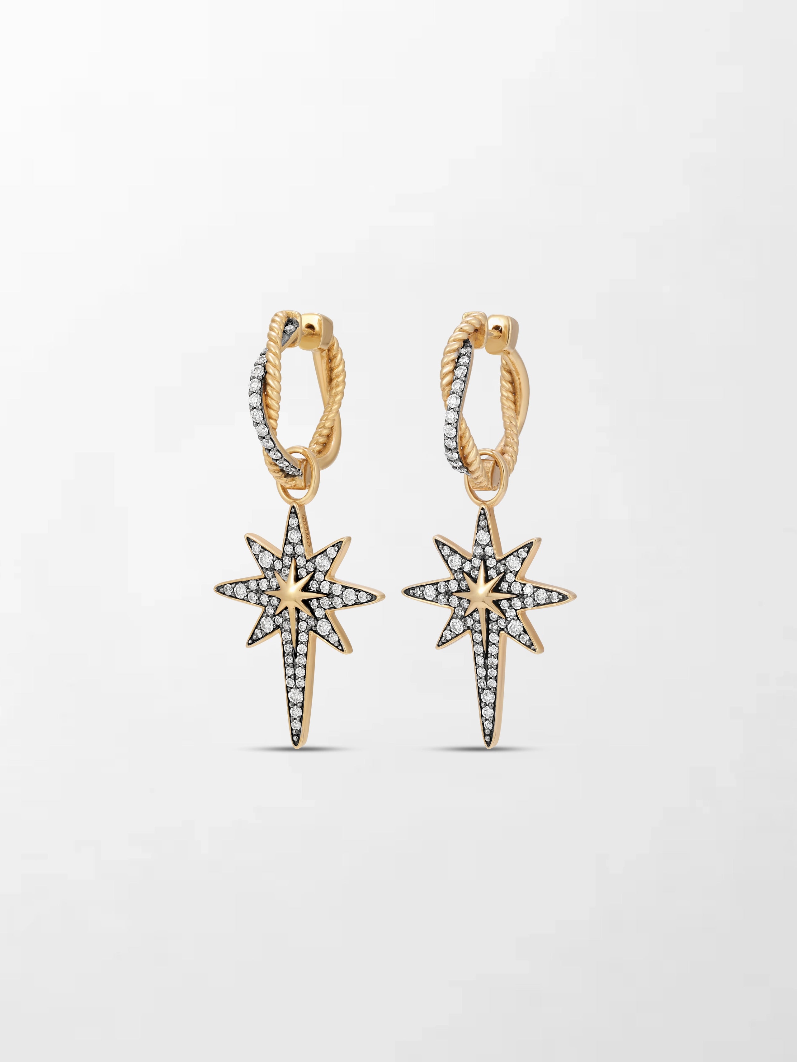 Victorian Star Drop Earrings