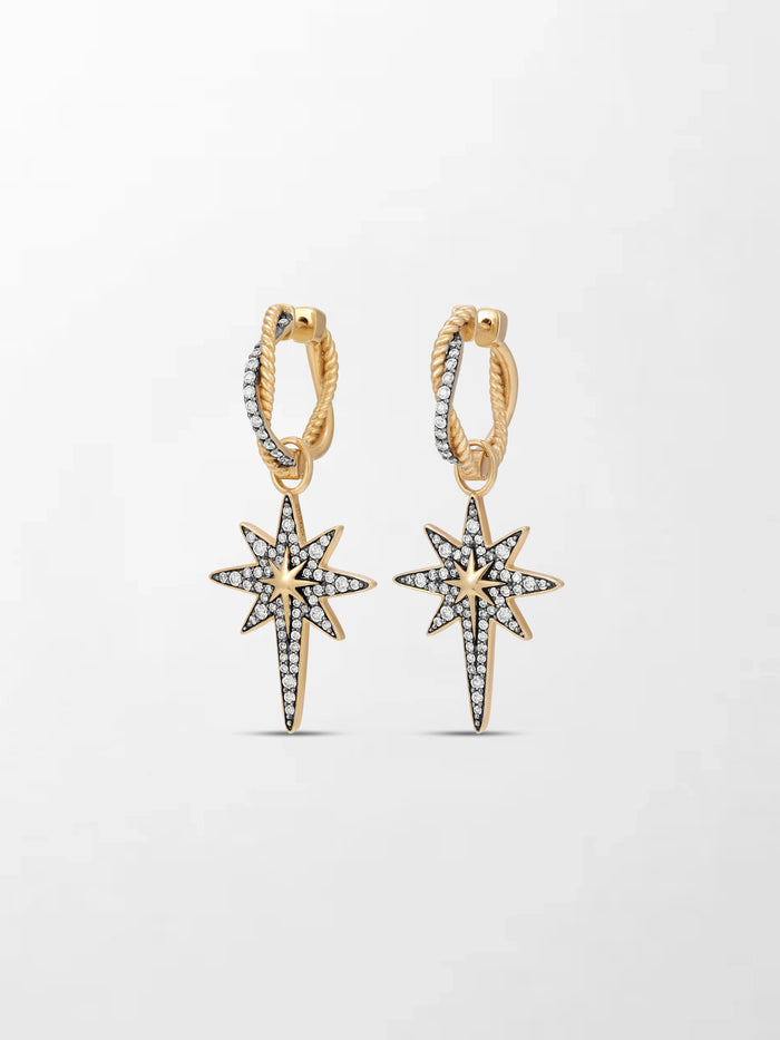 Victorian Star Drop Earrings