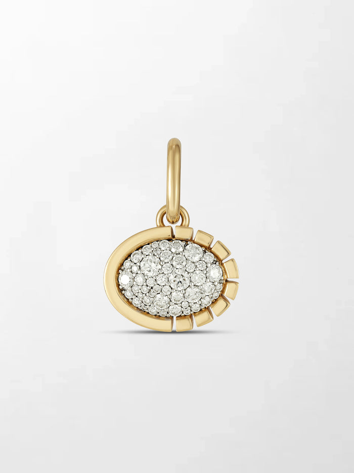 Split Bezel Pavé Pendant
