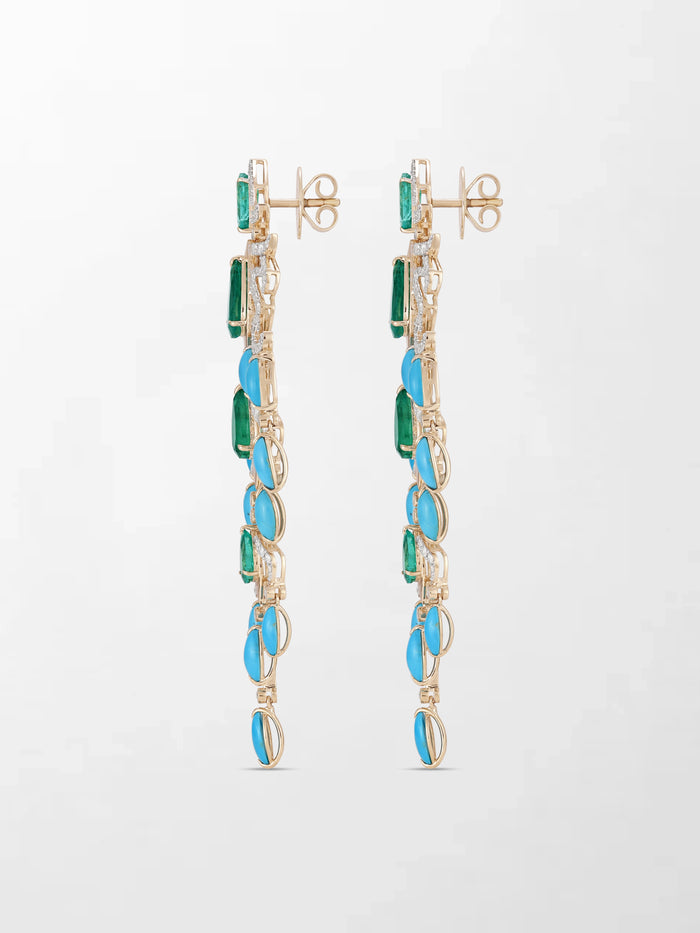 Azure Court Turquoise Chandelier