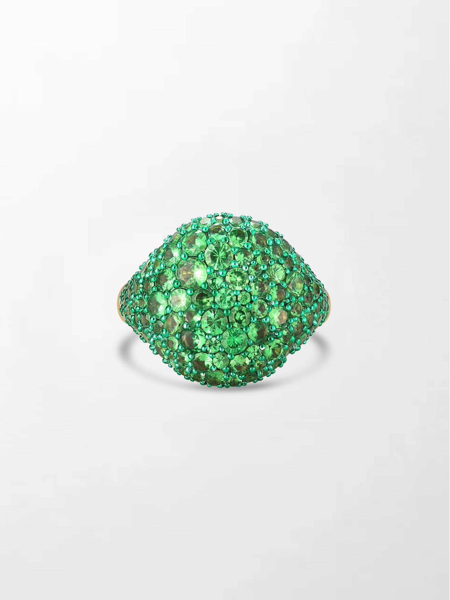 Tsavorite Plush Ring
