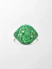 Tsavorite Plush Ring